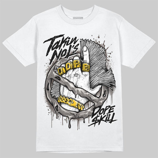 Jordan 4 Retro Cave Stone DopeSkill T-Shirt Takin No L's Graphic Streetwear - White
