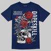 Jordan 4 SB “Summit White/Navy” DopeSkill T-Shirt Side Hustle Graphic Streetwear - Navy