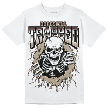 Jordan 1 High OG “Latte” DopeSkill T-Shirt Trapped Halloween Graphic Streetwear - White