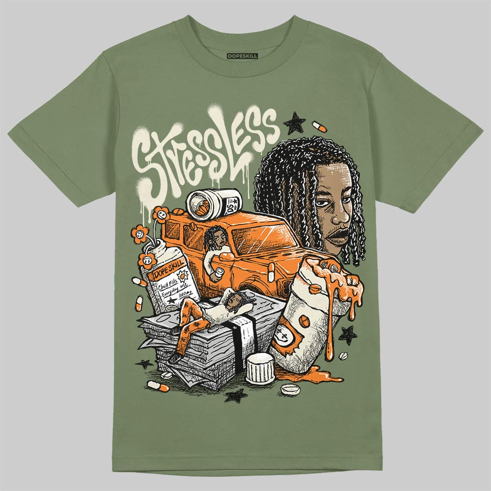 Jordan 4 Retro OG SP Undefeated (2025) DopeSkill T-Shirt Stressless Graphic Streetwear - Military Green