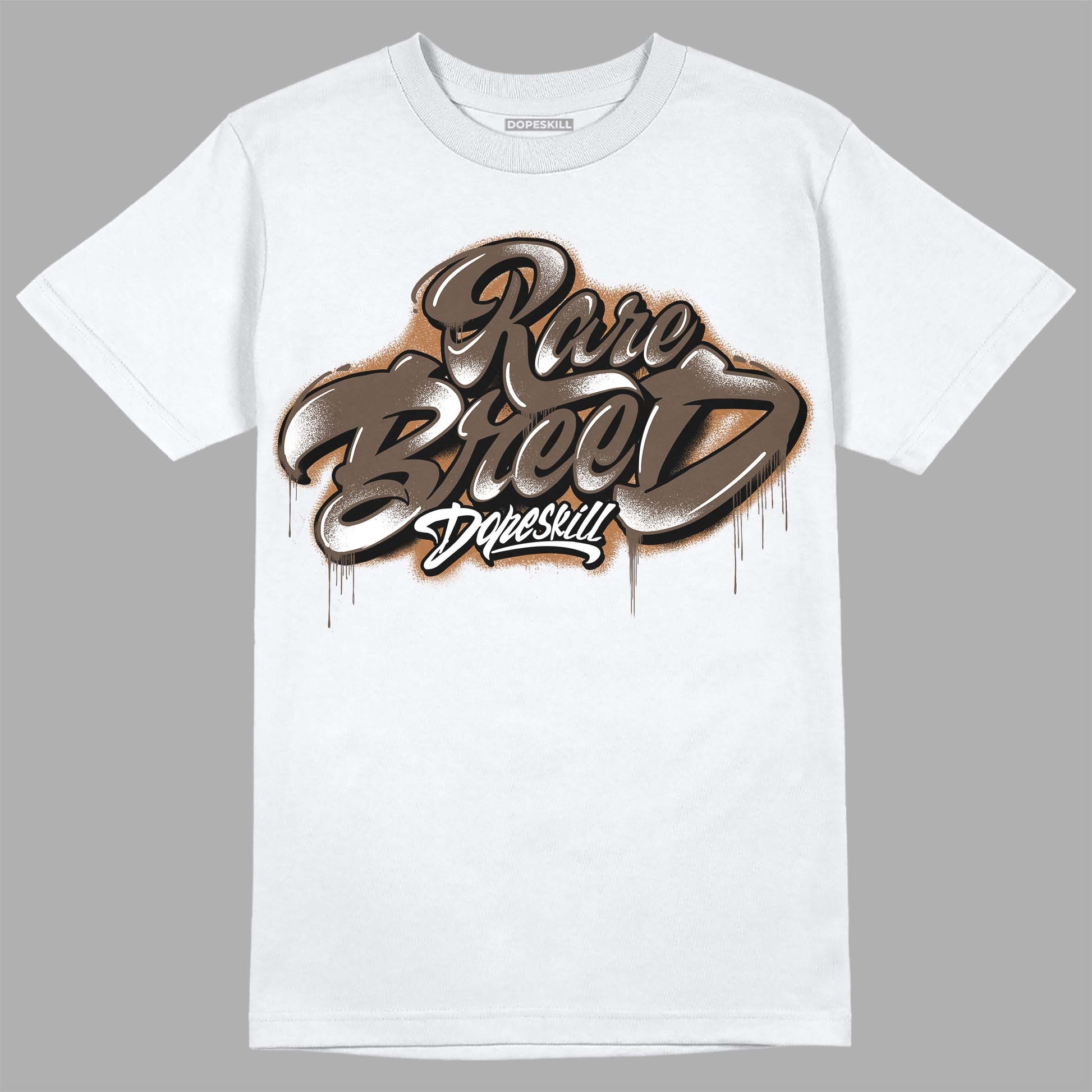 Jordan 1 Retro High OG Palomino DopeSkill T-Shirt Rare Breed Type Graphic Streetwear - White