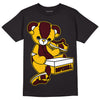 Dunk Yellow Bordeaux DopeSkill T-Shirt Sneakerhead BEAR Graphic Streetwear - Black