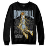 Jordan 13 “Blue Grey” DopeSkill Sweatshirt Thunder Dunk Graphic Streetwear - Black 