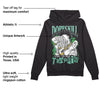 Green Glow 1s DopeSkill Hoodie Sweatshirt Sorry I've Been Trappin Graphic