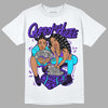 Jordan 6 "Aqua" DopeSkill T-Shirt Queen Of Hustle Graphic Streetwear - White 