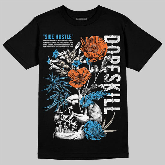 Jordan 1 High OG “UNC” Reimagined DopeSkill T-Shirt Side Hustle Graphic Streetwear - black
