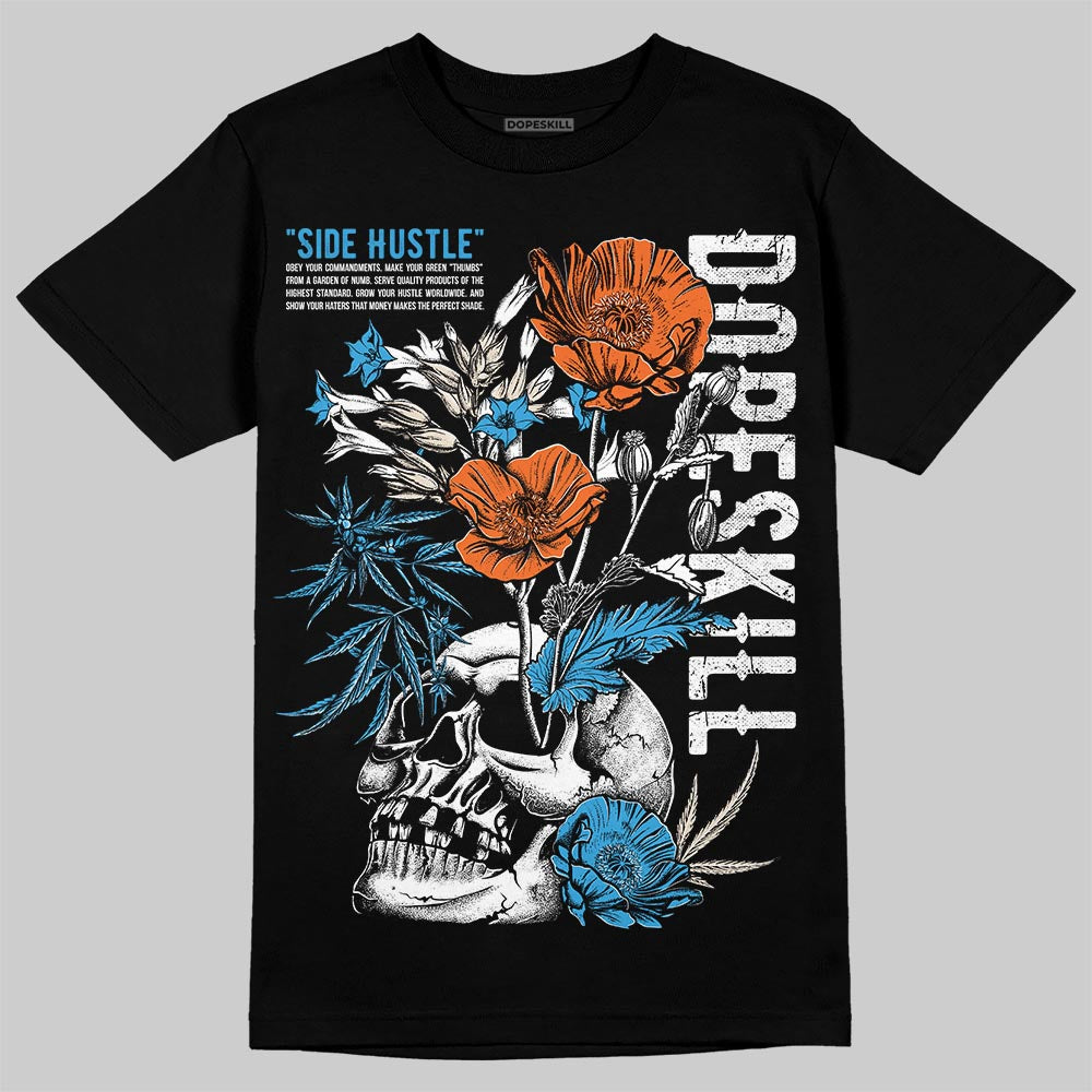 Jordan 1 High OG “UNC” Reimagined DopeSkill T-Shirt Side Hustle Graphic Streetwear - black