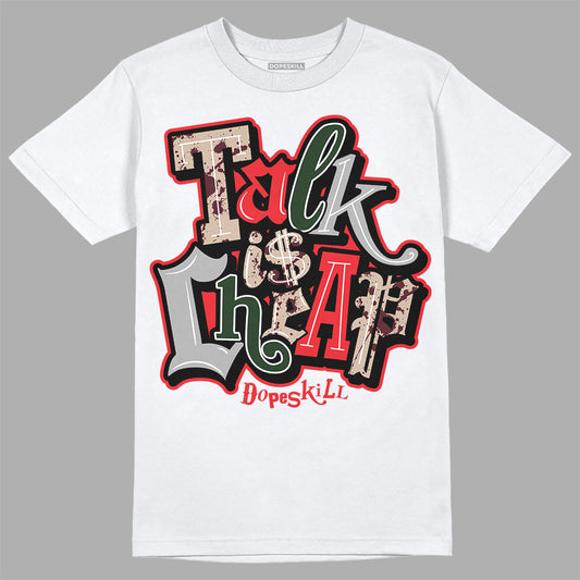 Dunk Low Freddy Krueger DopeSkill T-Shirt Talk Is Chip Graphic Streetwear - White 