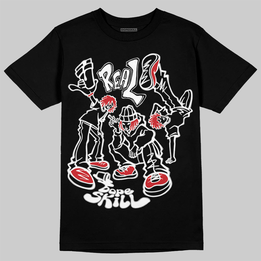 Jordan 3 OG “Black Cement” DopeSkill T-Shirt Real Y2K Players Graphic Streetwear - Black