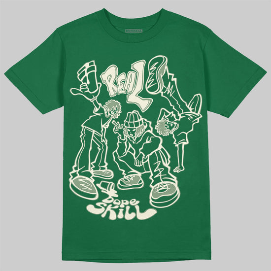 Jordan 13 GS “Pine Green” DopeSkill T-Shirt Real Y2K Players Graphic Streetwear - Irish Green