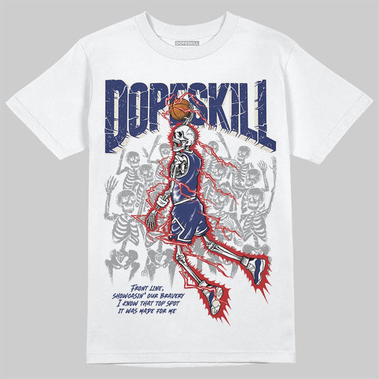 Jordan 11 “Rare Air” DopeSkill T-Shirt Thunder Dunk Graphic Streetwear - White 