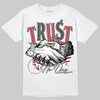 Jordan 4 “Sierra Red" DopeSkill T-Shirt Trust No One Graphic Streetwear - White