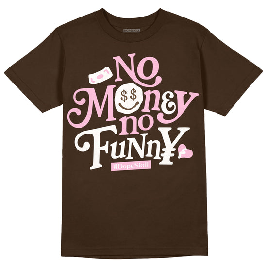 Jordan 11 Retro Neapolitan DopeSkill Velvet Brown T-Shirt No Money No Funny Graphic Streetwear