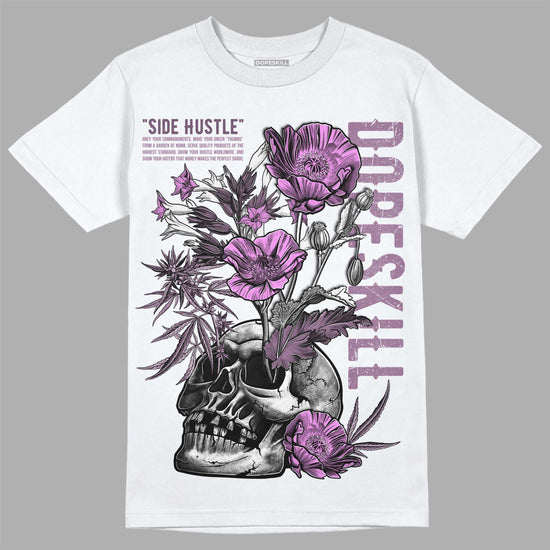 Jordan 2 “Mauve/Off-Noir” DopeSkill T-Shirt Side Hustle Graphic Streetwear - White