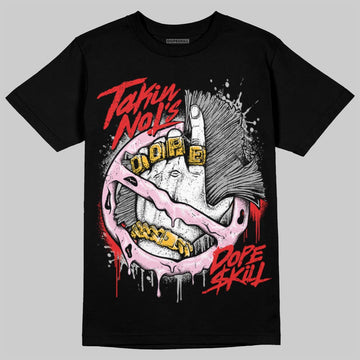 Awake NY x Air Jordan 5 Arctic Pink DopeSkill T-Shirt Takin No L's Graphic Streetwear - black