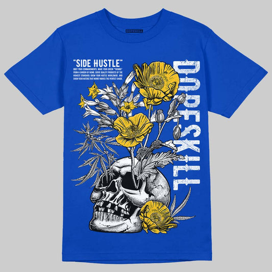 Jordan 12 “Blueberry” DopeSkill Royal T-shirt Side Hustle Graphic Streetwear