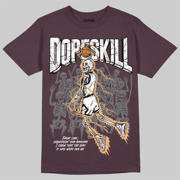 A Ma Maniere x Air Jordan 4 "Phantom" DopeSkill Maroon T-shirt Thunder Dunk Graphic Streetwear