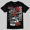 Jordan 11 Retro Low Bred (2025) DopeSkill T-Shirt Side Hustle Graphic Streetwear - Black
