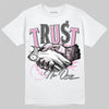 Jordan 4 WMNS “Orchid” DopeSkill T-Shirt Trust No One Graphic Streetwear - White