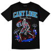 Jordan 2 Low "University Blue" DopeSkill T-Shirt Cant Lose Graphic Streetwear - Black