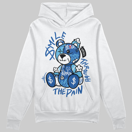 Blueberry 12s DopeSkill Hoodie Sweatshirt Smile Through The Pain Graphic