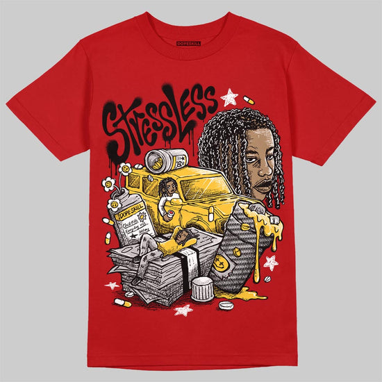 Jordan 14 Retro Ferrari (2025) DopeSkill T-Shirt Stressless Graphic Streetwear - Red