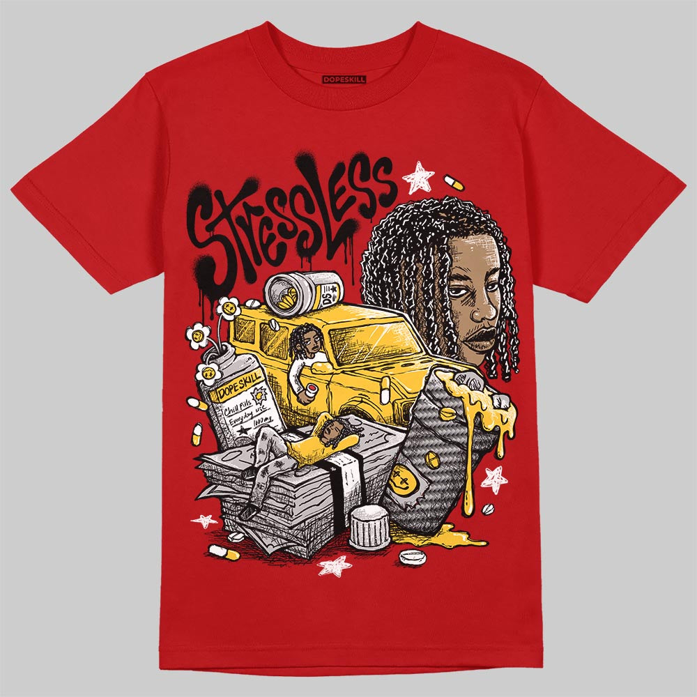 Jordan 14 Retro Ferrari (2025) DopeSkill T-Shirt Stressless Graphic Streetwear - Red