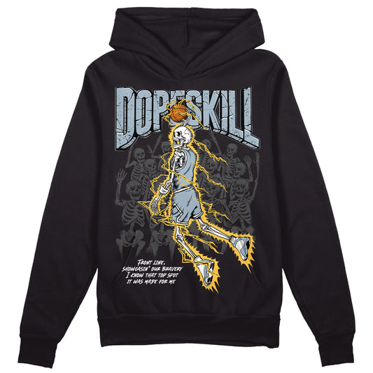 Jordan 13 “Blue Grey” DopeSkill Hoodie Sweatshirt Thunder Dunk Graphic Streetwear - Black