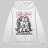 AMIRI White & Pink Stars Court Sneakers DopeSkill Hoodie Sweatshirt Real Lover Graphic Streetwear - White