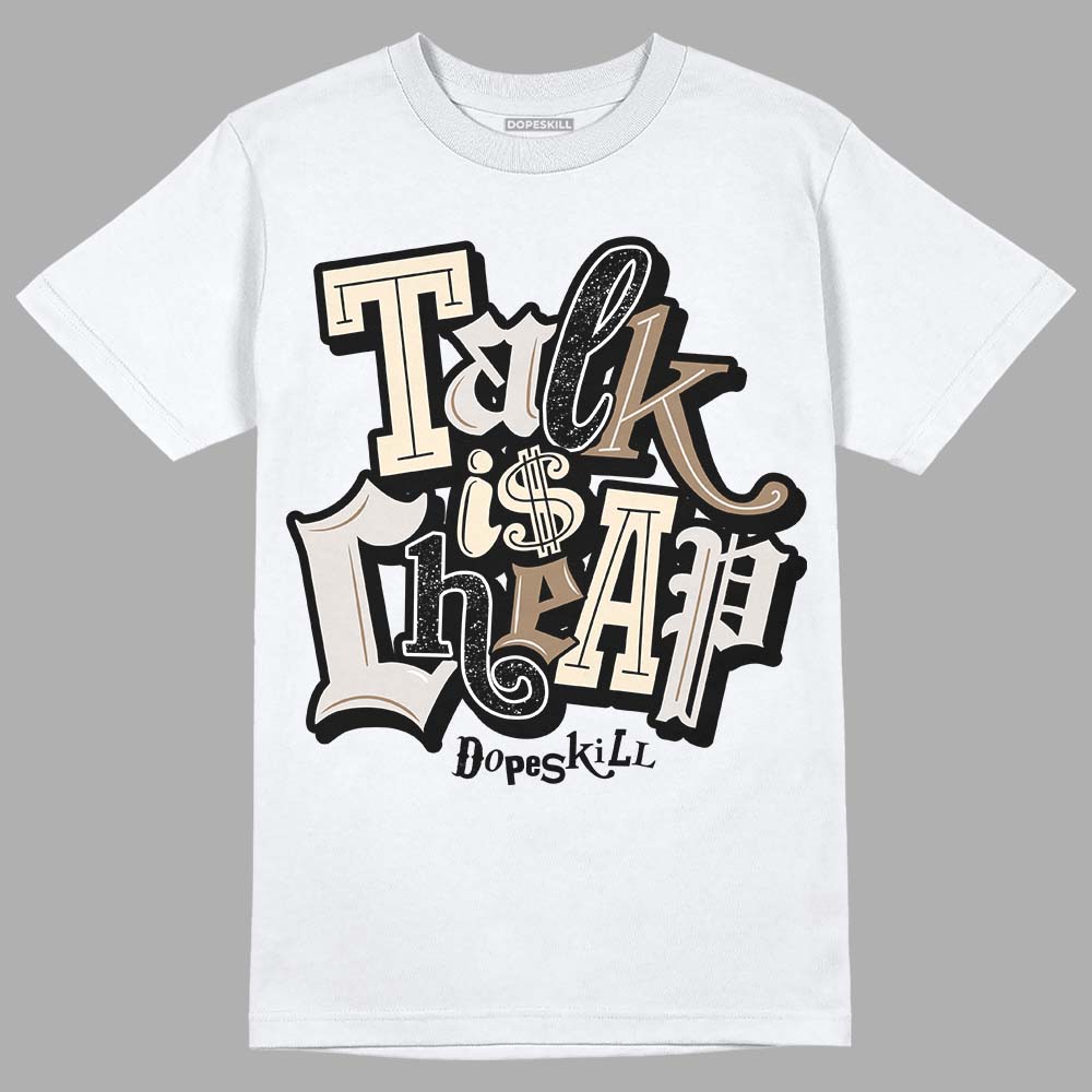 Jordan 5 SE “Sail” DopeSkill T-Shirt Talk Is Chip Graphic Streetwear - White