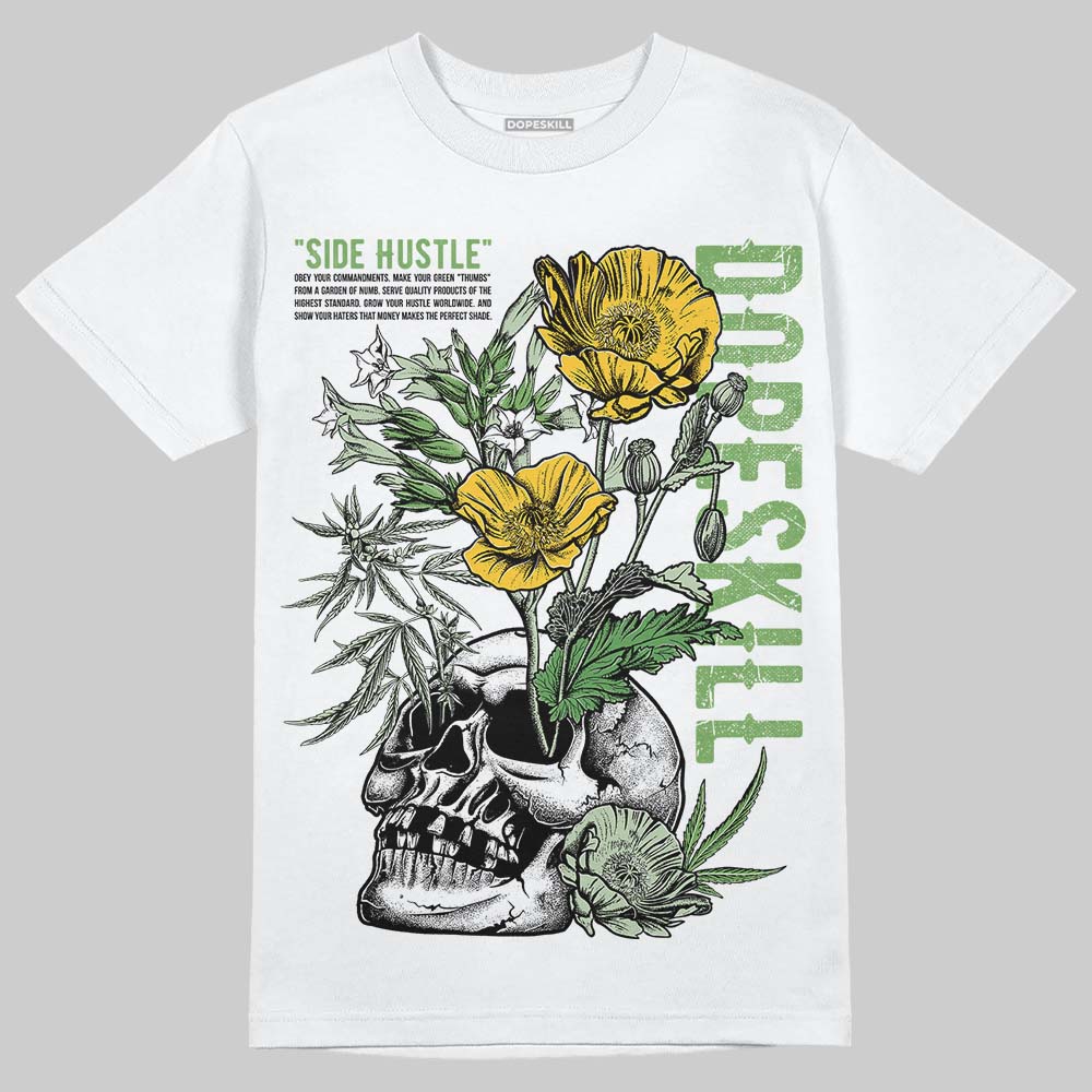 Jordan 4 WMNS “Seafoam” (2025) DopeSkill T-Shirt Side Hustle Graphic Streetwear - White