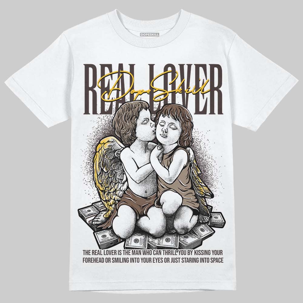 SoleFly x Air Jordan 12 Retro SP 'Cafecito/Baroque Brown' DopeSkill T-Shirt Real Lover Graphic Streetwear - White