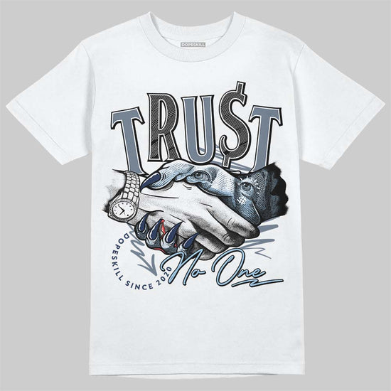 New Balance 9060 Arctic Grey DopeSkill T-Shirt Trust No One Graphic Streetwear - WHite