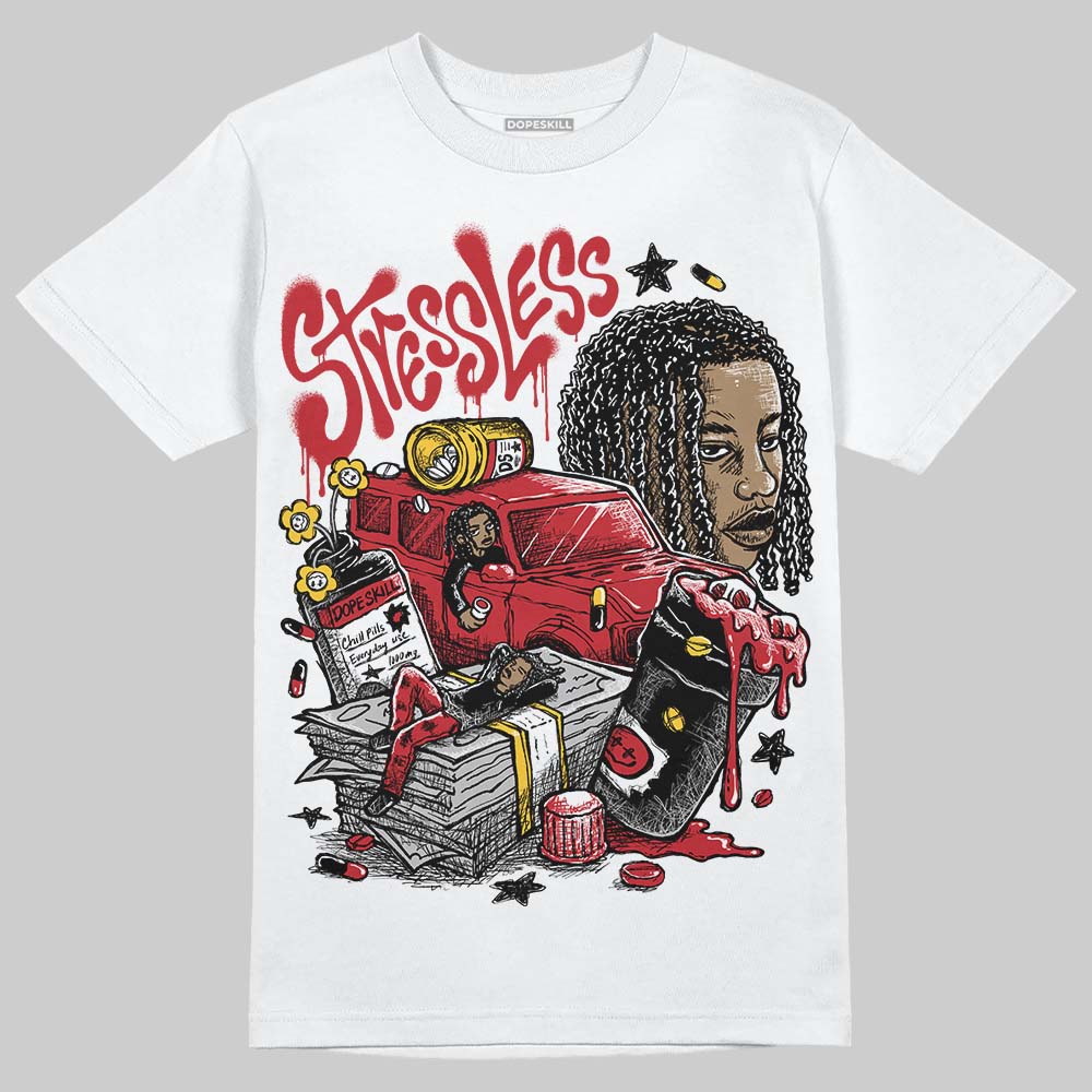 Jordan 14 Retro Ferrari (2025) DopeSkill T-Shirt Stressless Graphic Streetwear - WHite