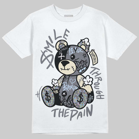 Jordan 11 Low CNY “Year of the Snake” DopeSkill T-Shirt Smile Through The Pain Graphic Streetwear - White