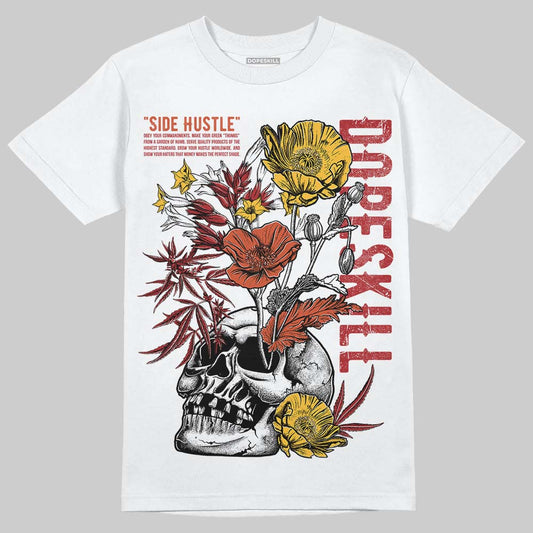 Nigel Sylvester x Air Jordan 4 ‘Brick by Brick’ DopeSkill T-Shirt Side Hustle Graphic Streetwear - White