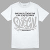 Jordan 3 “Off Noir” DopeSkill T-Shirt Queen Graphic Streetwear - White