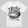 Lanvin Curb Sneakers White Anthracite DopeSkill T-Shirt Trust No One Graphic Streetwear - White