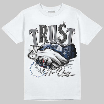 Jordan 9 Retro 'Flint Grey' 2026 DopeSkill T-Shirt Trust No One Graphic Streetwear - White