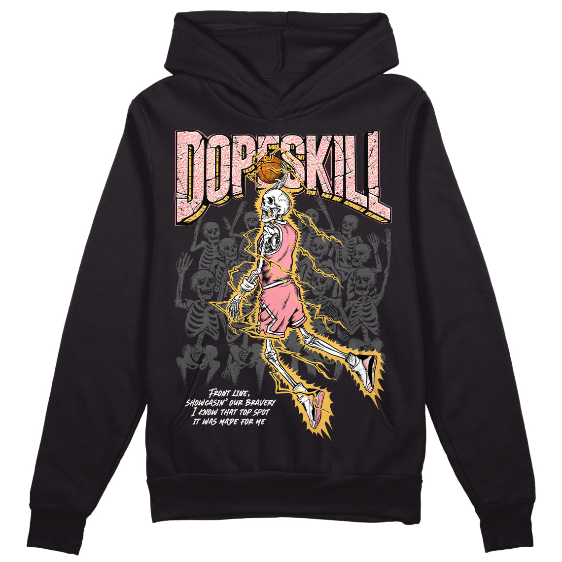 Jordan 3 GS “Red Stardust” DopeSkill Hoodie Sweatshirt Thunder Dunk Graphic Streetwear - Black