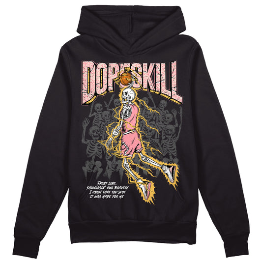 Jordan 3 GS “Red Stardust” DopeSkill Hoodie Sweatshirt Thunder Dunk Graphic Streetwear - Black