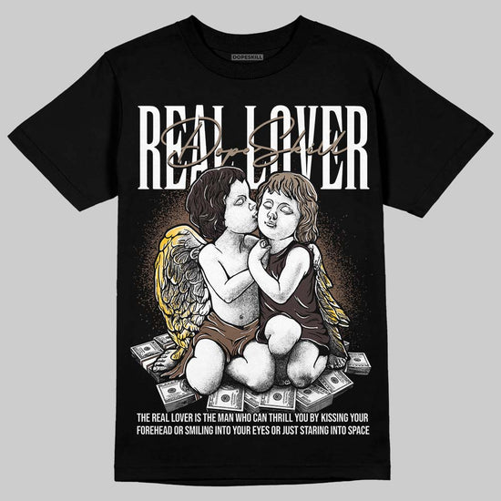 SoleFly x Air Jordan 12 Retro SP 'Cafecito/Baroque Brown' DopeSkill T-Shirt Real Lover Graphic Streetwear - Black