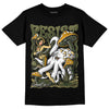 Jordan 4 Retro SE Craft Medium Olive DopeSkill T-Shirt Resist Graphic Streetwear - Black