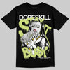 Jordan 5 “Luminous Green” DopeSkill T-Shirt Stay It Busy Graphic Streetwear - Black