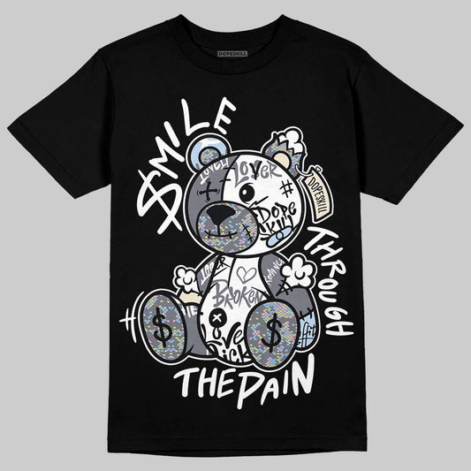 Jordan 11 Low CNY “Year of the Snake” DopeSkill T-Shirt Smile Through The Pain Graphic Streetwear - black