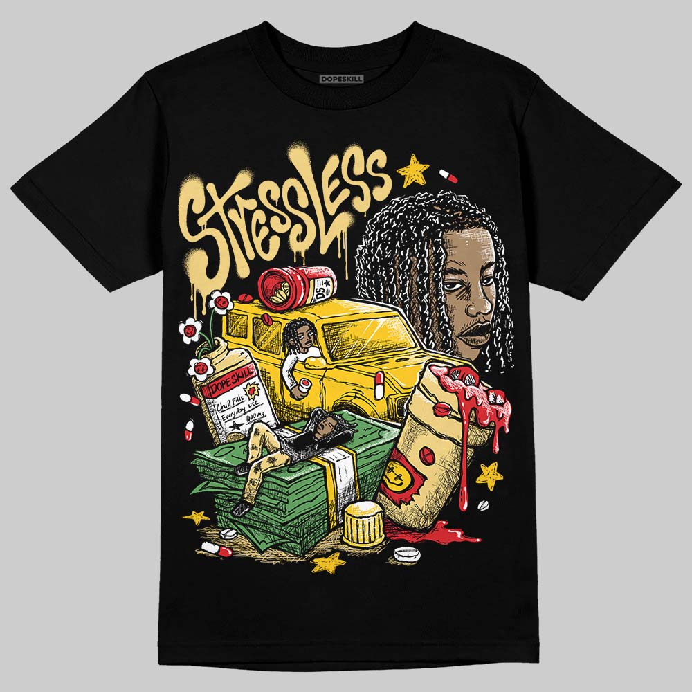 Quai 54 x Air Jordan 1 Retro Low OG Tour Yellow Black DopeSkill T-Shirt Stressless Graphic Streetwear - black
