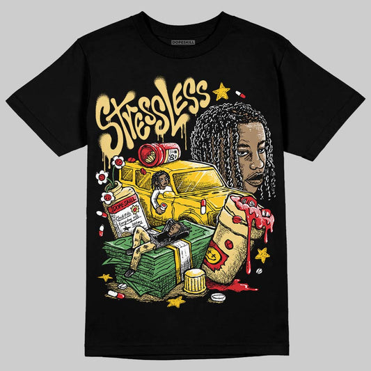 Quai 54 x Air Jordan 1 Retro Low OG Tour Yellow Black DopeSkill T-Shirt Stressless Graphic Streetwear - black
