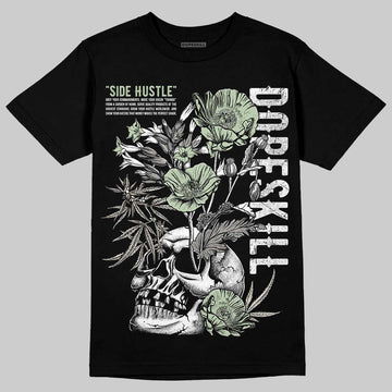 Jordan 4 WMNS “Seafoam” (2025) DopeSkill T-Shirt Side Hustle Graphic Streetwear - Black