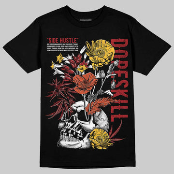 Nigel Sylvester x Air Jordan 4 ‘Brick by Brick’ DopeSkill T-Shirt Side Hustle Graphic Streetwear - Black
