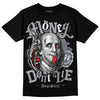 Jordan 14 Retro 'Stealth' DopeSkill T-Shirt Money Don't Lie Graphic Streetwear - Black